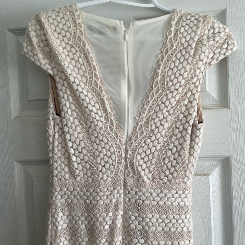 Marciano Ivory Lace Dress